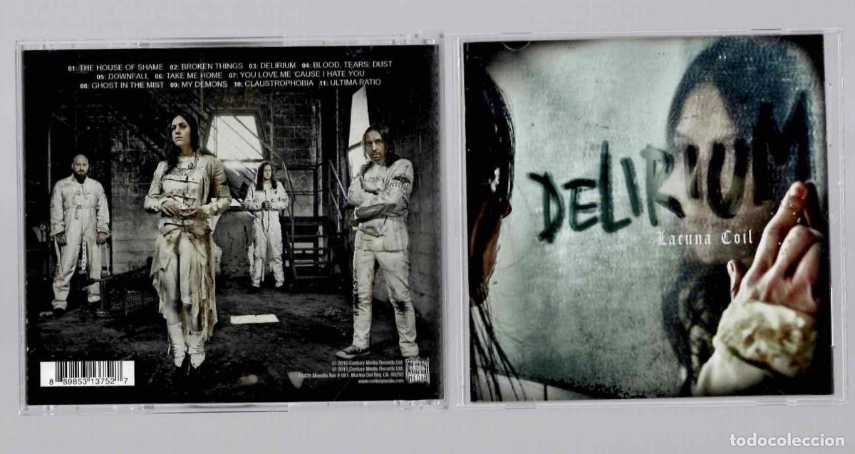 CDs de m&uacute;sica: CD LACUNA COIL DELIRIUM. CENTURY MEDIA RECORDS 2016
