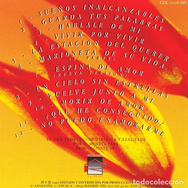 CDs de m&uacute;sica: CAMELA &ndash; SUE&Ntilde;OS INALCANZABLES CD 1995 SU SEGUNDO DISCO - Foto 2