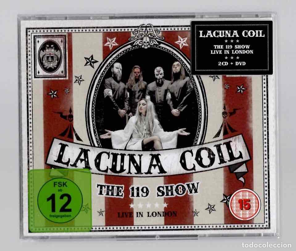 CDs de m&uacute;sica: LACUNA COIL THE 119 SHOW LIVE IN LONDON. 2 CD + DVD. CENTURY MEDIA 2018