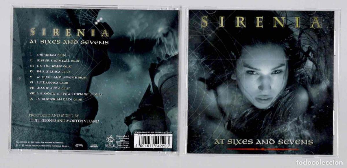 CDs de m&uacute;sica: CD SIRENIA AT SIXES AND SEVENS. NAPALM 2002