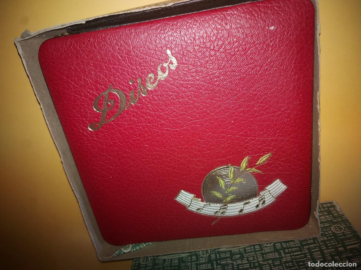 CDs de m&uacute;sica: ANTIGUO PORTADISCOS, ESTUCHE PARA DISCOS SINGLE DE VINILO EN SU CAJA ORIGINAL