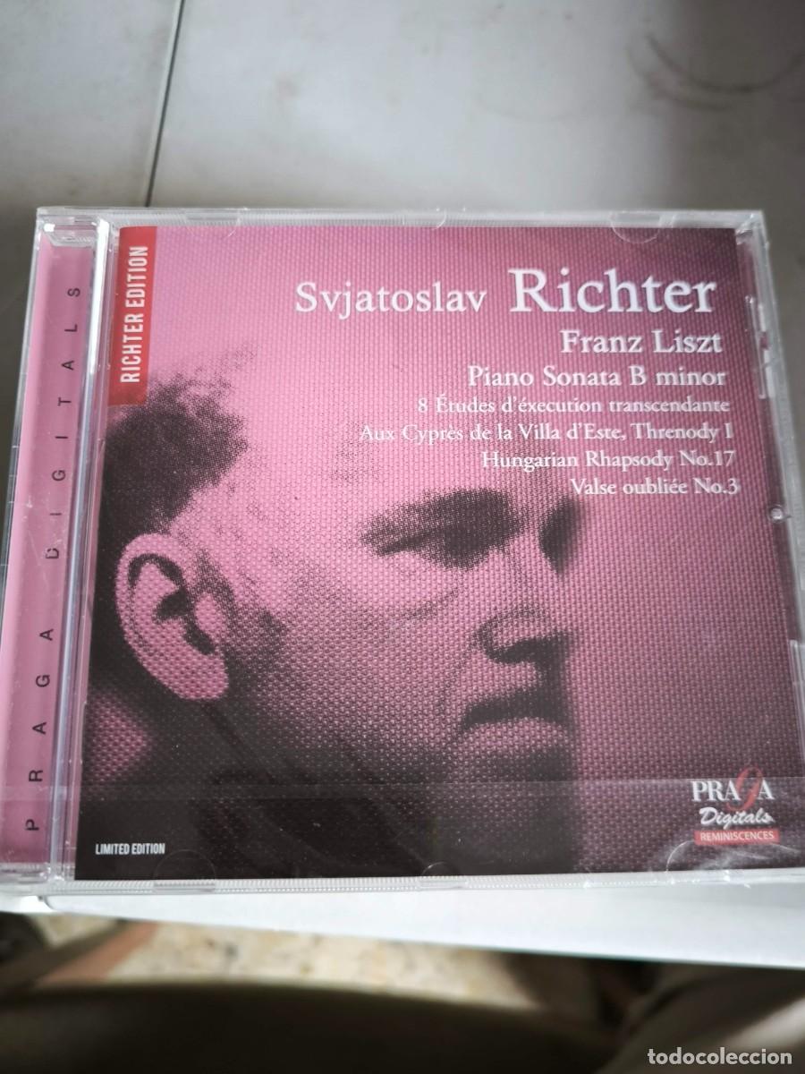 CDs de m&uacute;sica: CD SVAJATOSLAV RICHTER FRANZ LISZT