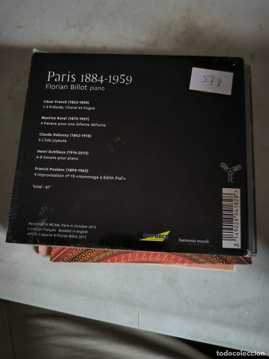 CDs de m&uacute;sica: CD PARIS 1884-1959 FLORIAN BILLOT - Foto 2