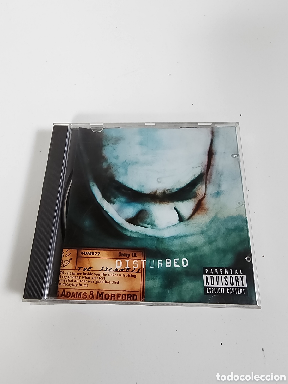 CDs de m&uacute;sica: The Sickness CD musica