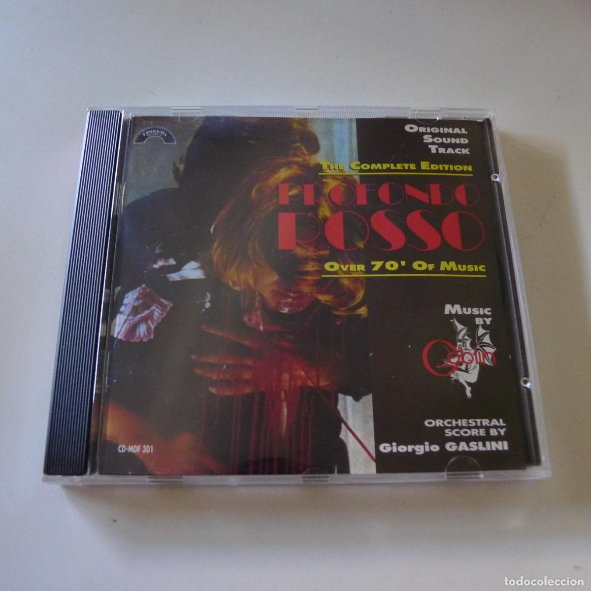 CDs de m&uacute;sica: Goblin, G. Gaslini &ndash; Profondo Rosso (The Complete Original Soundtrack Recording) BSO CD