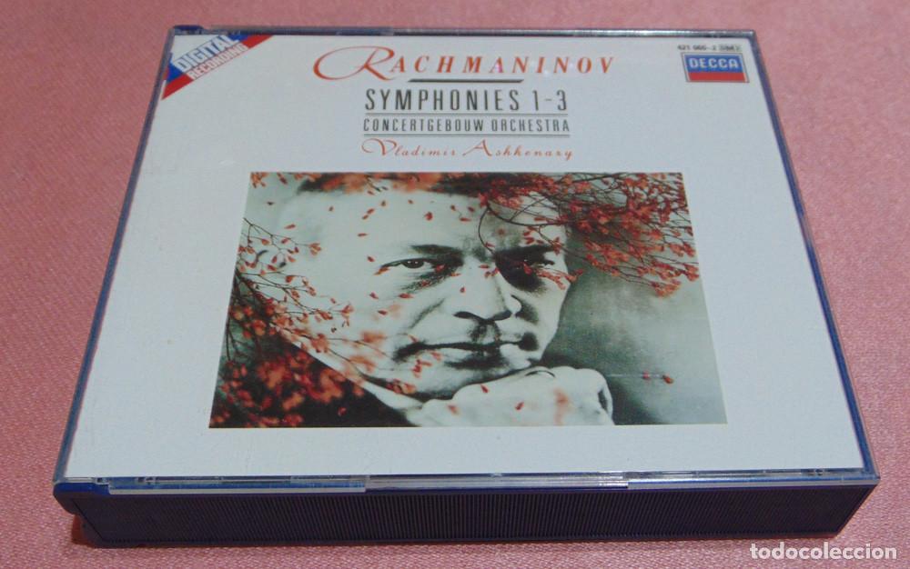 CD de M&uacute;sica: RACHMANINOV - SYMPHONIES 2 Y 3 - CONCERTGEBOUW ORCHESTRA - VLADIMIR ASHKENAZY - DECCA CDs