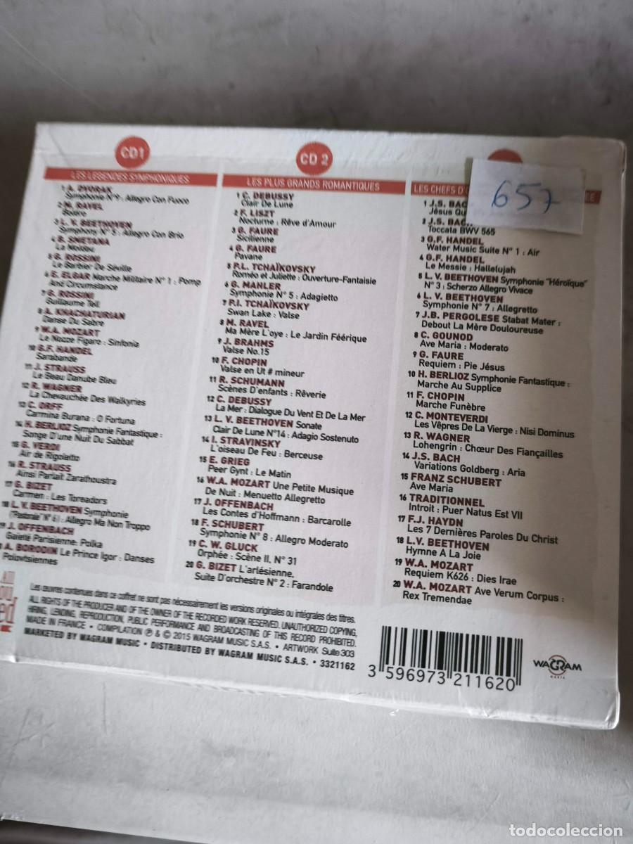 CDs de m&uacute;sica: CD MUSIQUE CLASSIQUE 3CD - Foto 2
