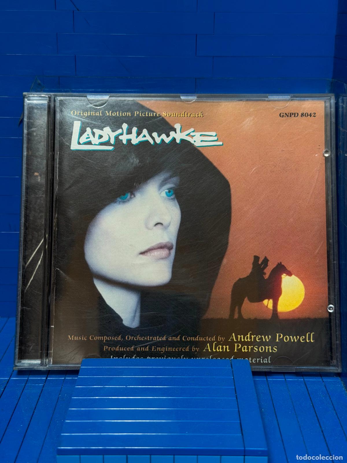 CDs de m&uacute;sica: LADYHAWKE (ORIGINAL MOTION PICTURE SOUNDTRACK) &ndash; ANDREW POWELL, ALAN PARSONS &ndash; 1995 &ndash; CD