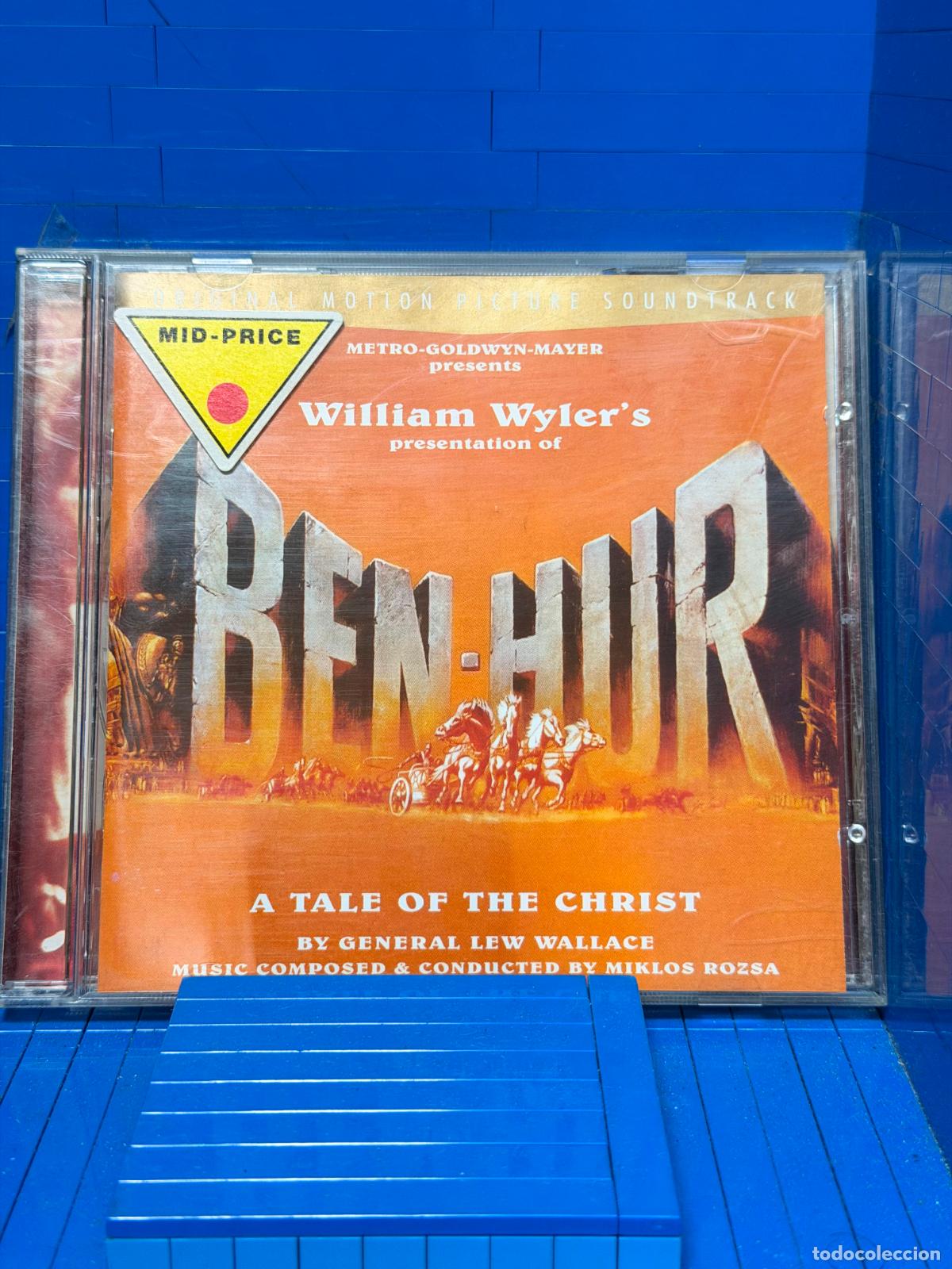 CDs de m&uacute;sica: BEN-HUR (A TALE OF THE CHRIST) (ORIGINAL MOTION PICTURE SOUNDTRACK) &ndash; MIKLOS ROZSA &ndash; 1996 &ndash; CD