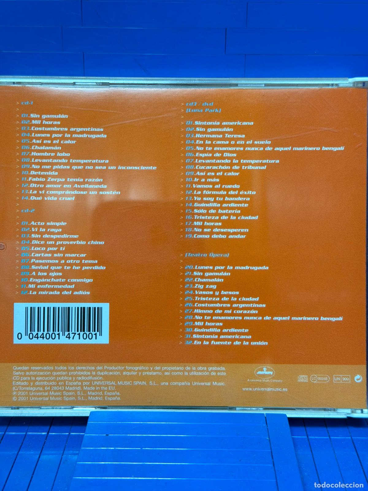 CDs de m&uacute;sica: 81-91 &ndash; ANDR&Eacute;S CALAMARO &ndash; CD - Foto 2