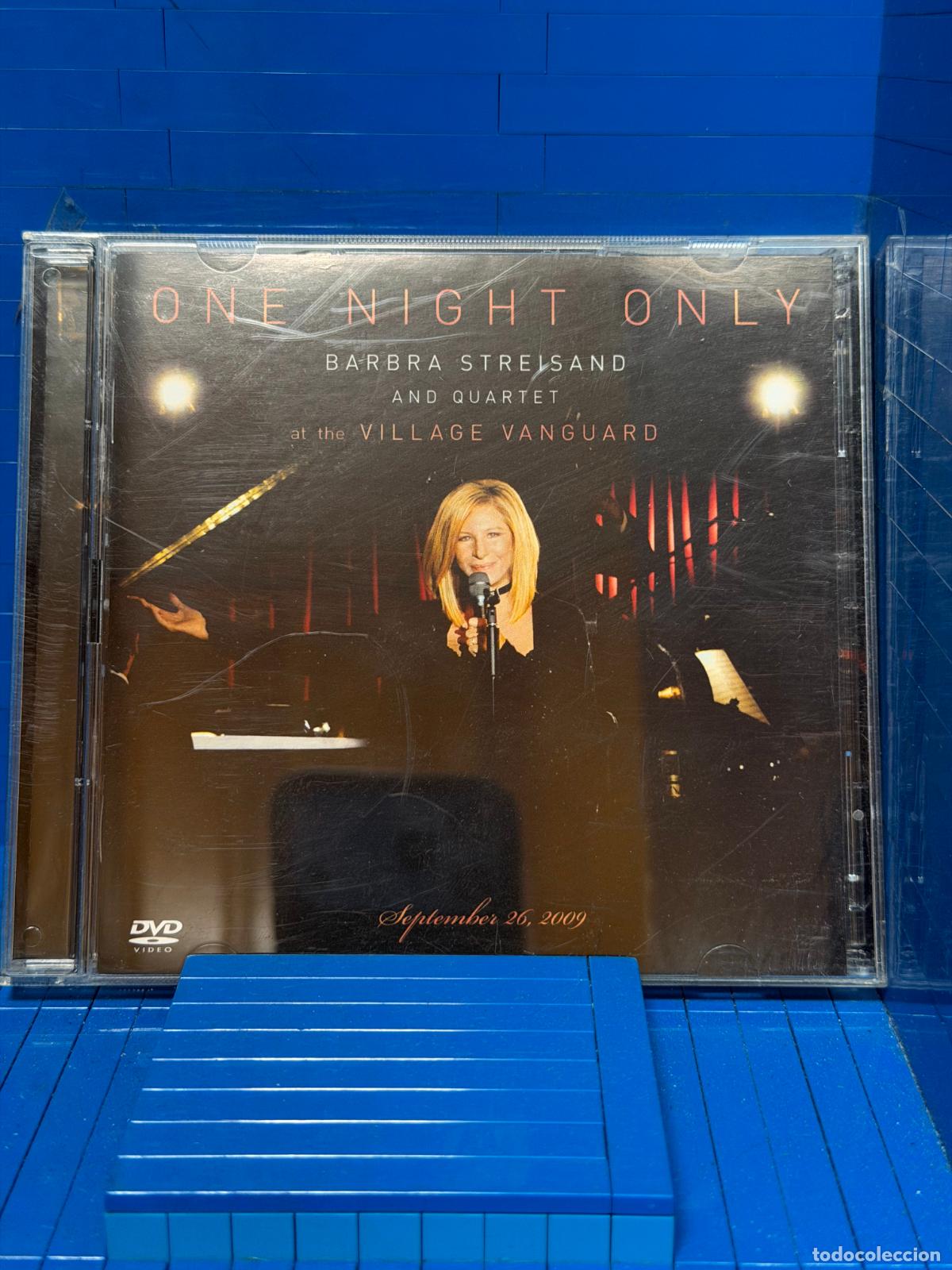 CDs de m&uacute;sica: ONE NIGHT ONLY: BARBRA STREISAND AND QUARTET LIVE AT THE VILLAGE VANGUARD &ndash; BARBRA STREISAND &ndash; 2010