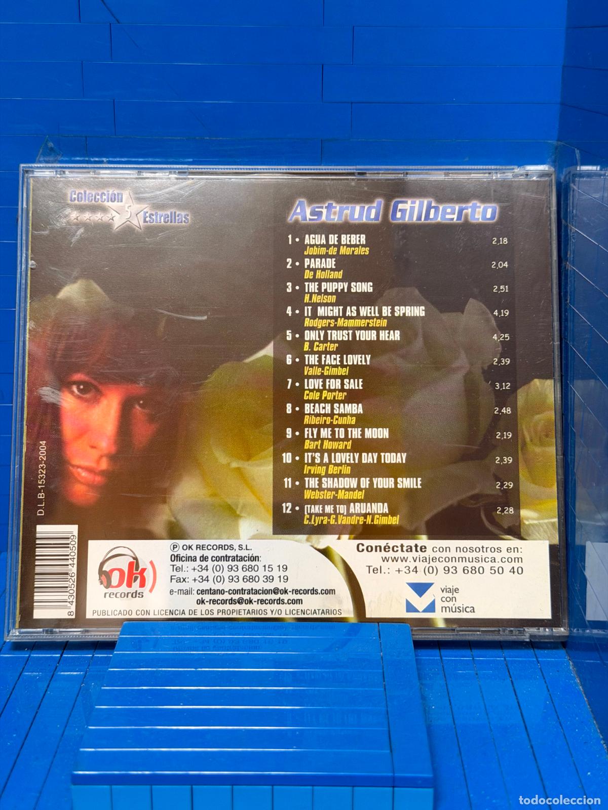 CDs de m&uacute;sica: COLECCI&Oacute;N ESTRELLAS &ndash; ASTRUD GILBERTO &ndash; 2004 &ndash; CD - Foto 2