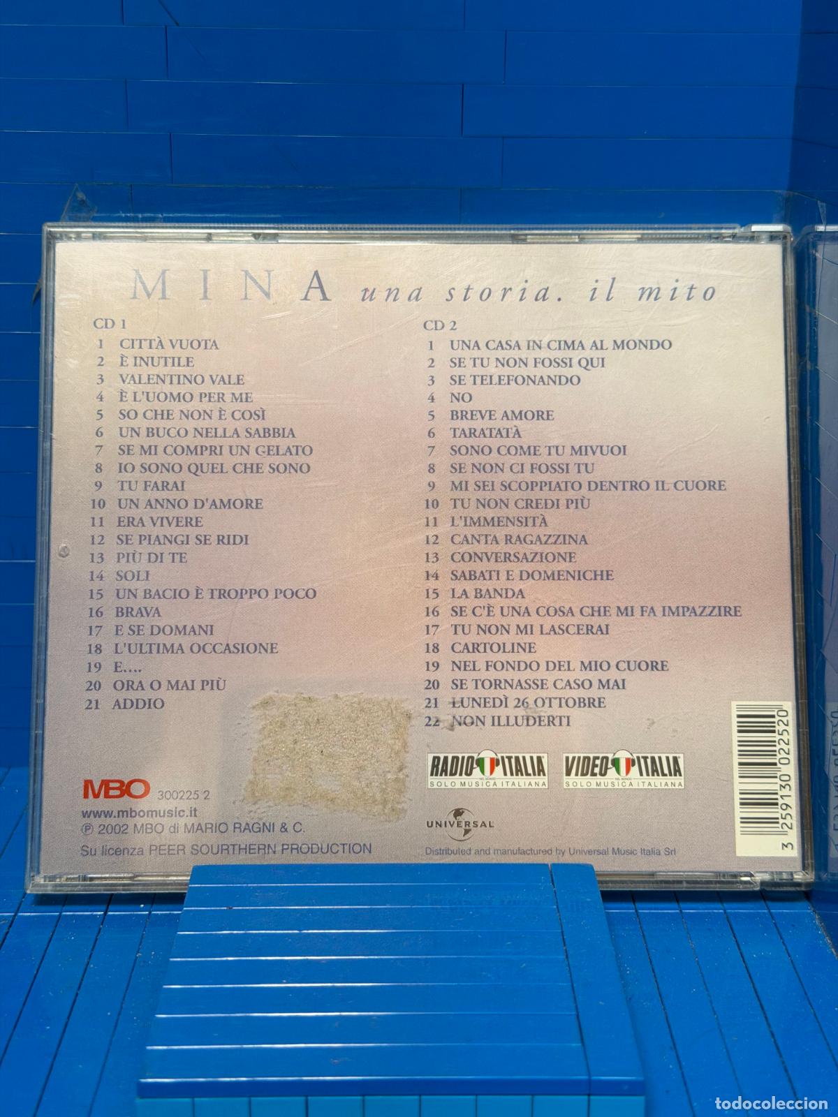 CDs de m&uacute;sica: UNA STORIA. IL MITO &ndash; MINA &ndash; 2002 &ndash; CD - Foto 2