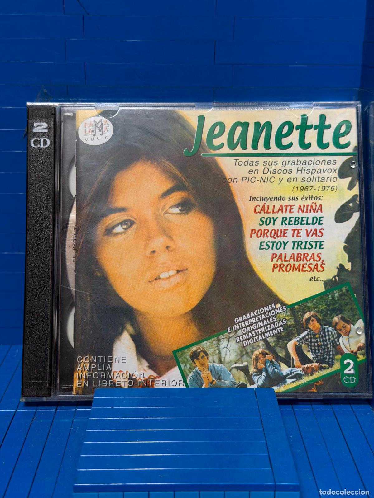 CDs de m&uacute;sica: TODAS SUS GRABACIONES EN DISCOS HISPAVOX CON PIC-NIC Y EN SOLITARIO (1967-1976) &ndash; JEANETTE &ndash; 2001 &ndash;