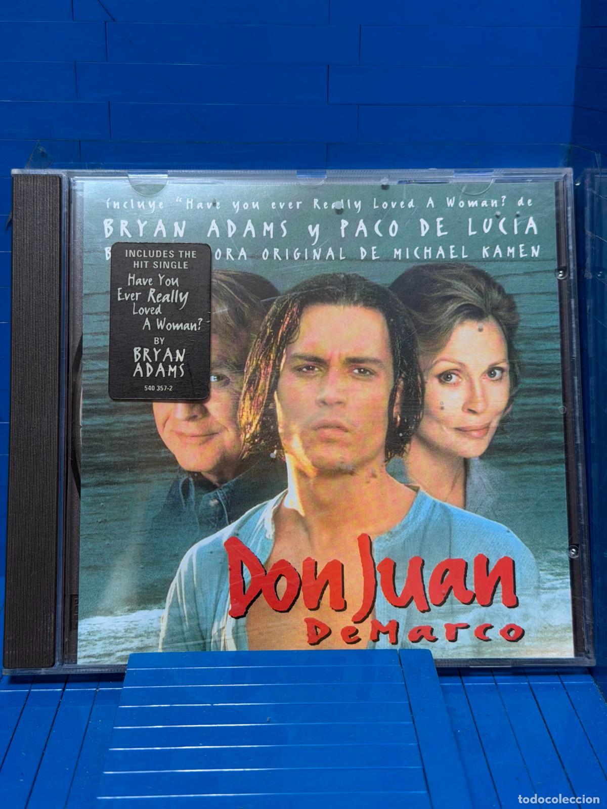CDs de m&uacute;sica: DON JUAN DEMARCO (ORIGINAL MOTION PICTURE SOUNDTRACK) &ndash; MICHAEL KAMEN &ndash; CD