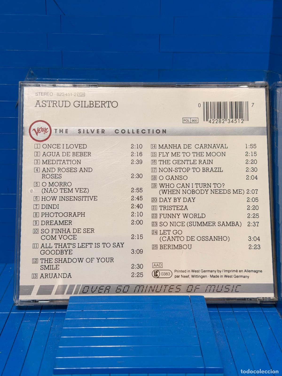 CDs de m&uacute;sica: THE SILVER COLLECTION &ndash; ASTRUD GILBERTO &ndash; CD - Foto 2