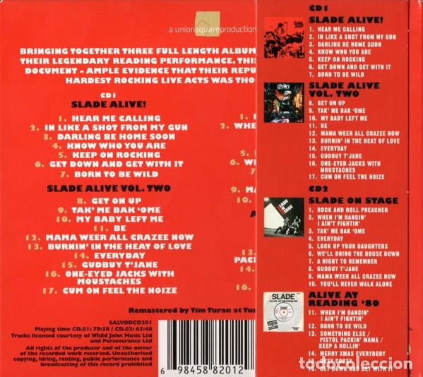 CDs de m&uacute;sica: Slade &ndash; Slade Alive! (The Live Anthology)- 2 x CD, Compilation, - Foto 2