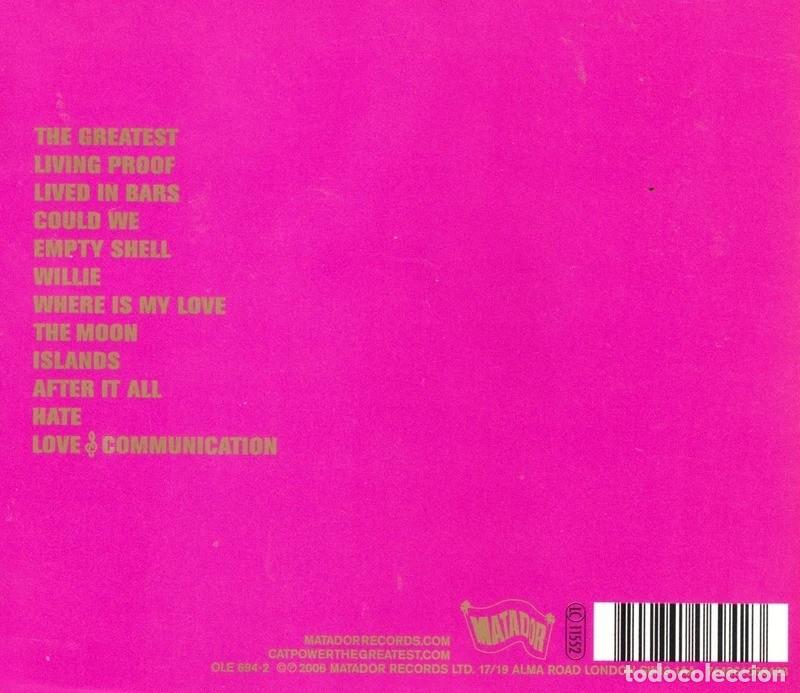 CDs de m&uacute;sica: CAT POWER. THE GREATEST. CD. - Foto 2
