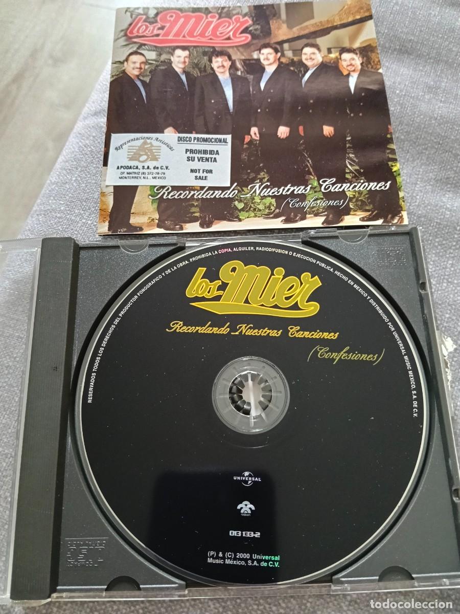 CDs de m&uacute;sica: RAR PROMO CD. LOS MIER. RECORDANDO NUESTRAS CANCIONES. CONFESIONES. M&Eacute;XICO