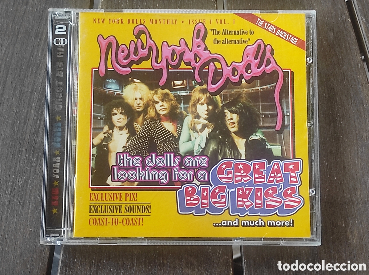 CDs de m&uacute;sica: New York Dolls Great Big Kiss 2CD