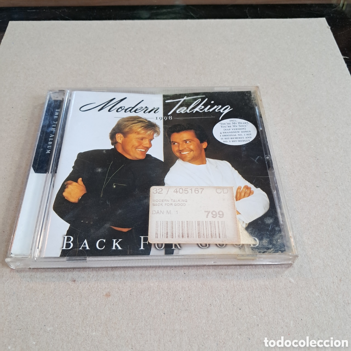 CDs de m&uacute;sica: Modern Talking, Back for good, Compact disc