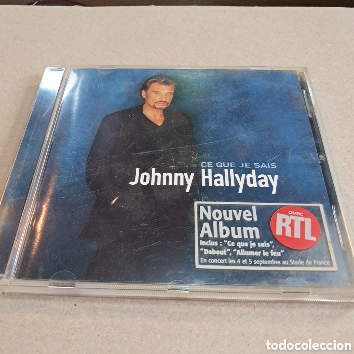 CDs de m&uacute;sica: Johnny Hallyday Cr que je sais, Compact disc