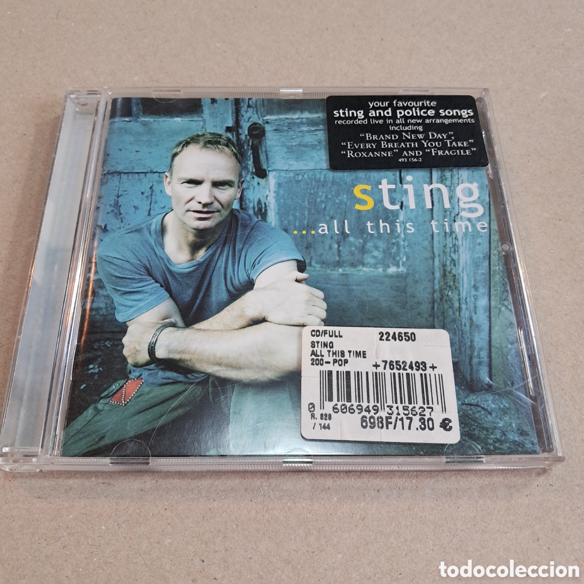CDs de m&uacute;sica: Sting, All this time, Compact disc