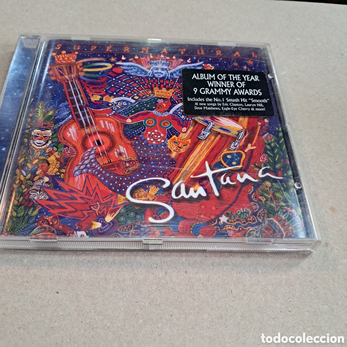 CDs de m&uacute;sica: Santana, Supernatural, Compact disc