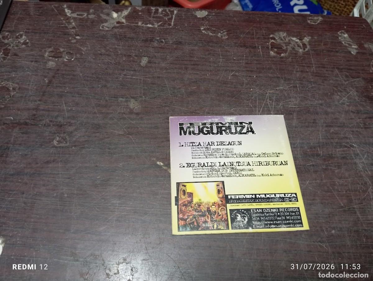 CDs de m&uacute;sica: CD SINGLE FERMIN MUGURUZA - Foto 2