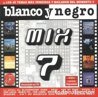 CDs de m&uacute;sica: Blanco Y Negro Mix 7- 8421597024255
