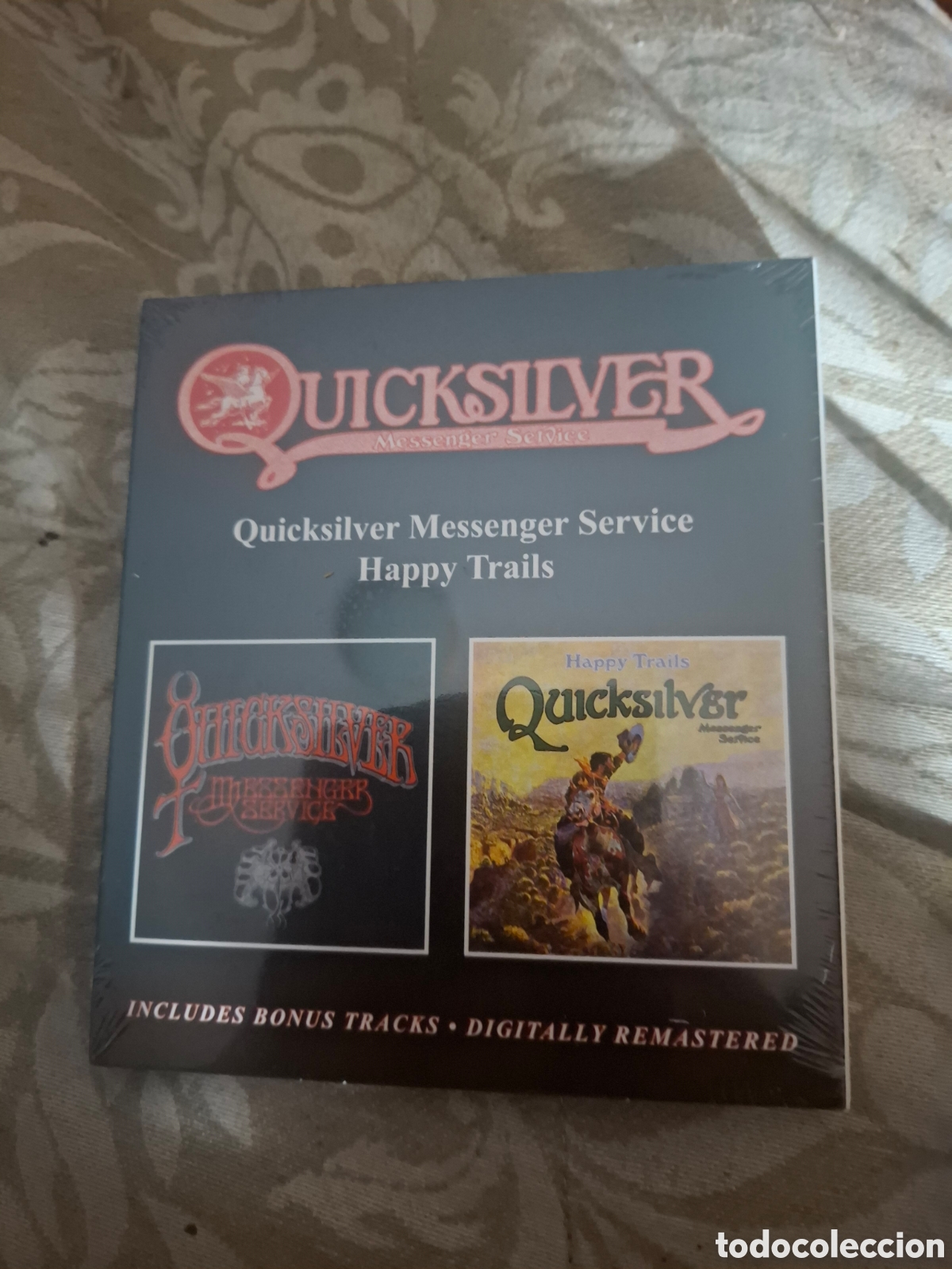 CDs de m&uacute;sica: Quicksilver 2cd Quicksilver Messenger Service+Happy Trails+Bonus