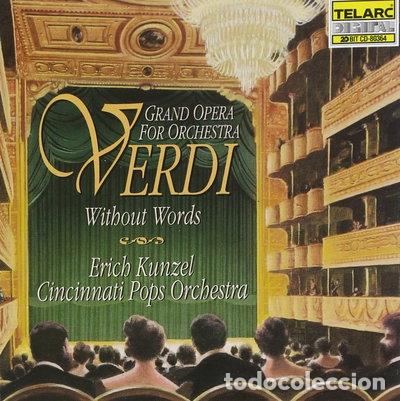 CDs de m&uacute;sica: Verdi Without Words: Grand Opera for Orchestra- 0089408036422