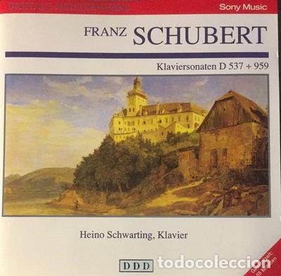 CDs de m&uacute;sica: Klaviersonaten D 537 + 959- 4010165710412