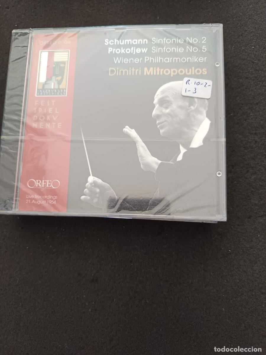 CDs de m&uacute;sica: SCHUMANN: SINFONIE N&ordm; 2 / PROKOFJEW: SINFONIE N&ordm; 5. DIR: DIMITRI MITROPOULOS. WIENER PHILHARMONIKER