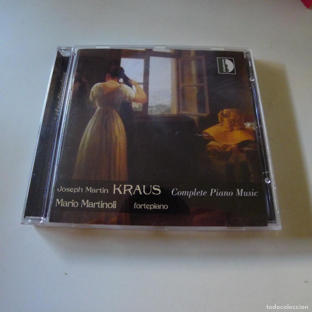 CDs de m&uacute;sica: Joseph Martin Kraus, Mario Martinoli &ndash; Complete Piano Music CD