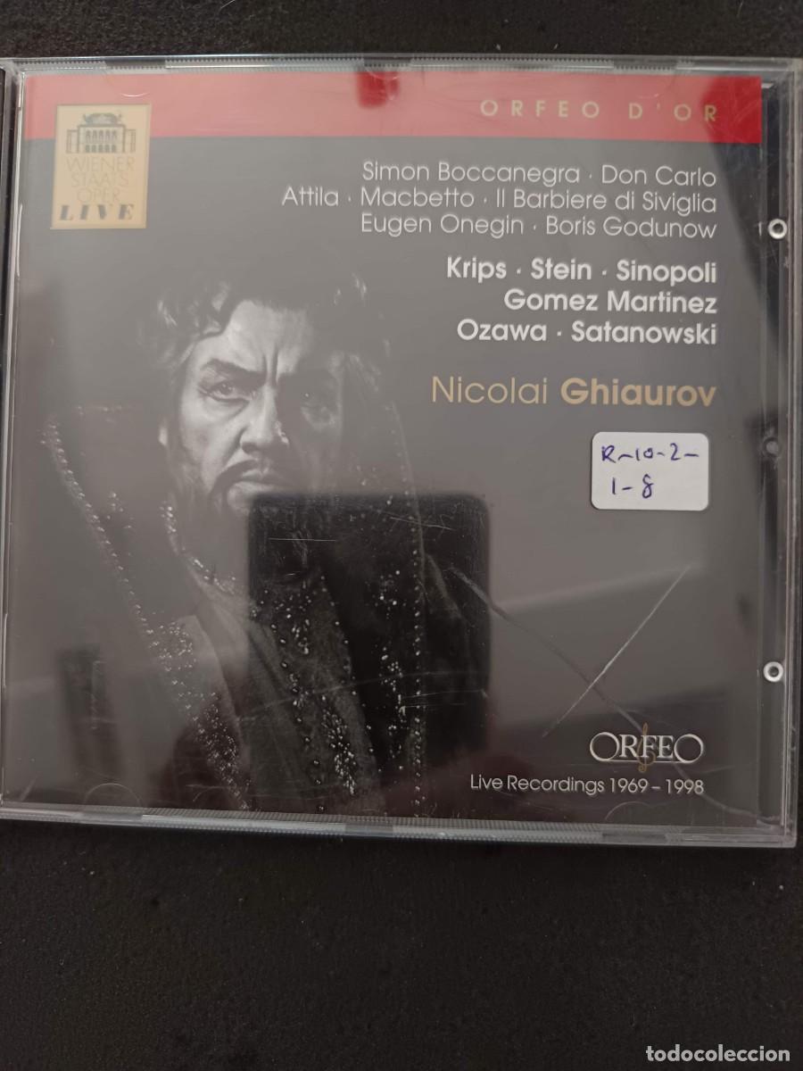 CDs de m&uacute;sica: NICOLAI GHIAUROV: SIMON BOCCANEGRA, DON CARLO, ATTILA, MACBETTO, IL BARBIERE DI SIVIGLIA, EUGEN ONE