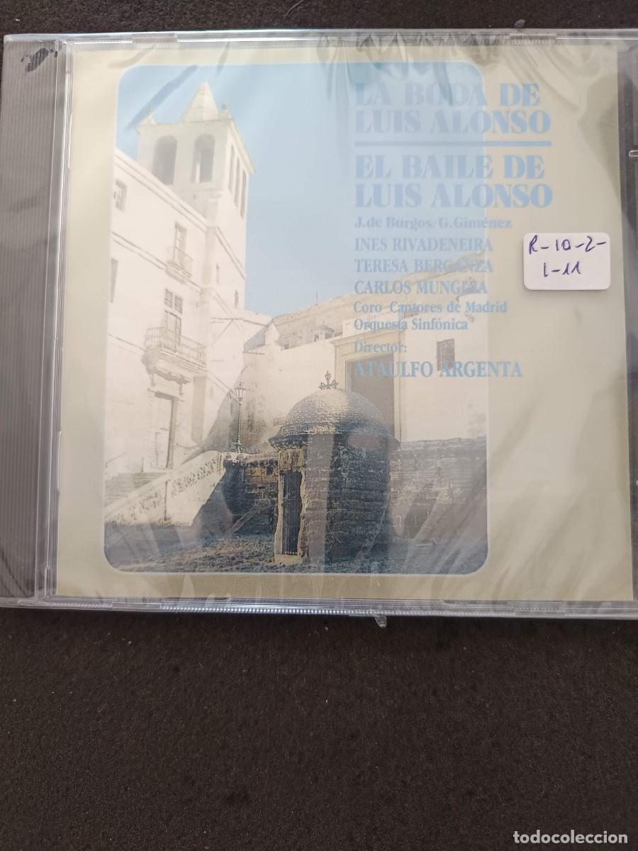 CDs de m&uacute;sica: LA BODA DE LUIS ALONSO / EL BAILE DE LUIS ALONSO. DIR: ATA&Uacute;LFO ARGENTA: INT&Eacute;RP: TERESA BERGANZA, IN&Eacute;