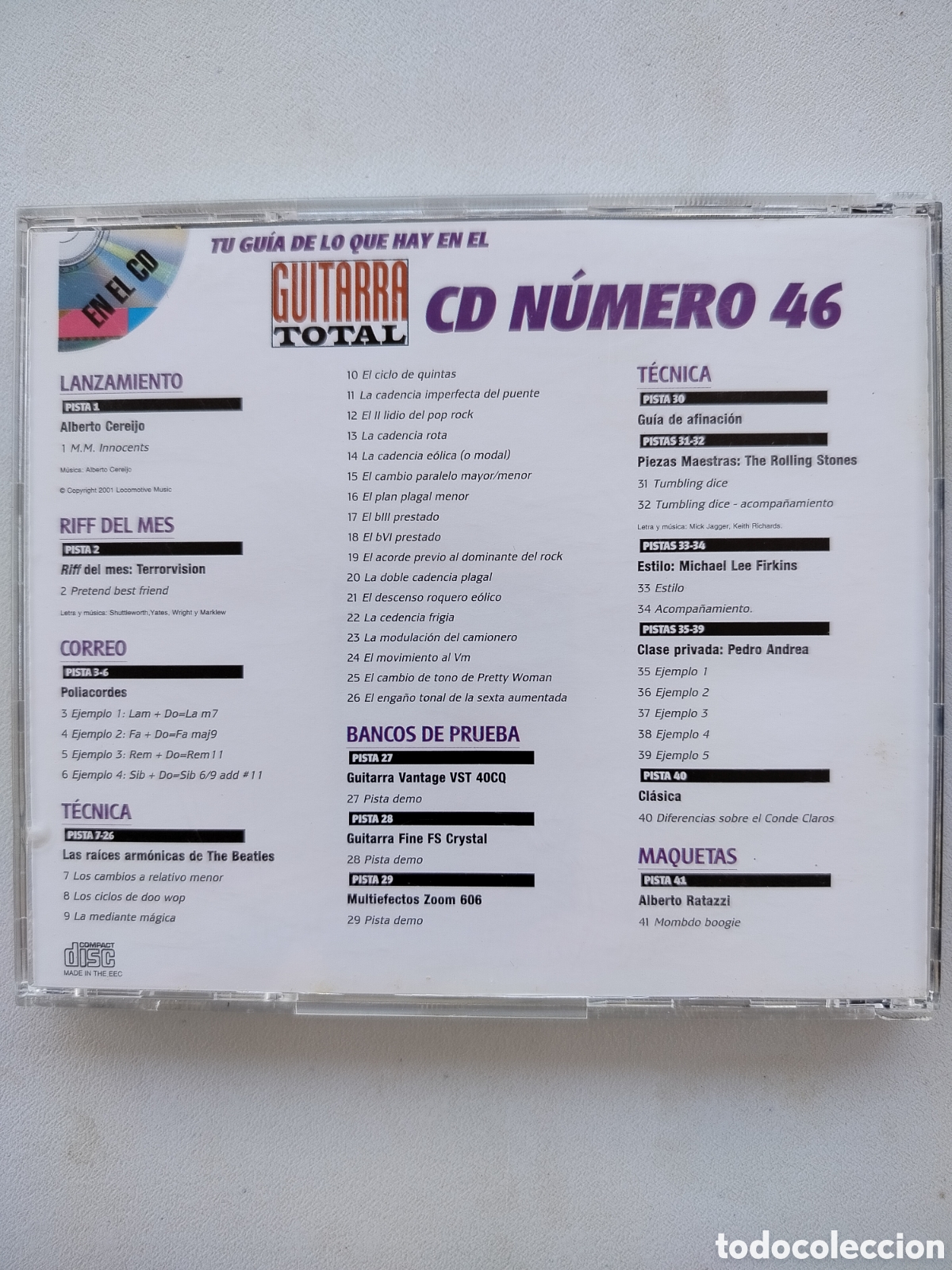 CDs de m&uacute;sica: Guitarra Total CD N&deg; 46 - Foto 2