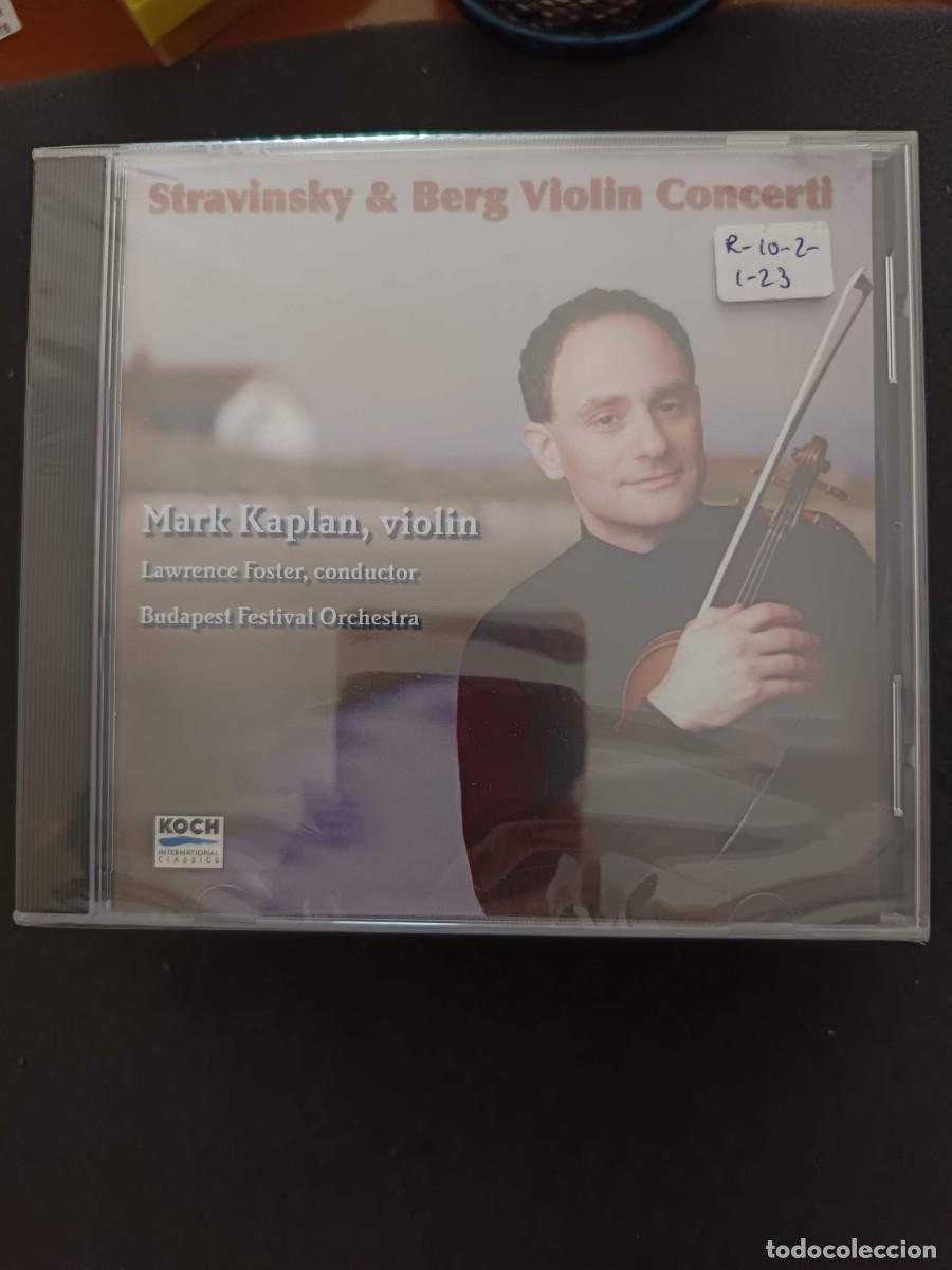 CDs de m&uacute;sica: STRAVINSKY & BERG. VIOLIN CONCERTI. VIOL&Iacute;N: MARK KAPLAN. DIR: LAWRENCE FOSTER