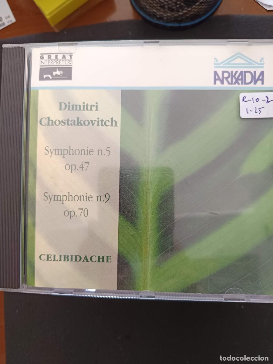 CDs de m&uacute;sica: DIMITRI CHOSTAKOVITCH: SYMPHONIE N. 5, OP 47 / SYMPHONIE N. 9, OP 70. DIR: CELIBIDACHE