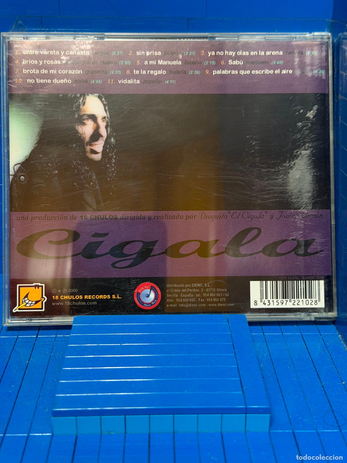 CDs de m&uacute;sica: ENTRE VARETA Y CANASTA &ndash; EL CIGALA &ndash; 2000 &ndash; CD - Foto 2
