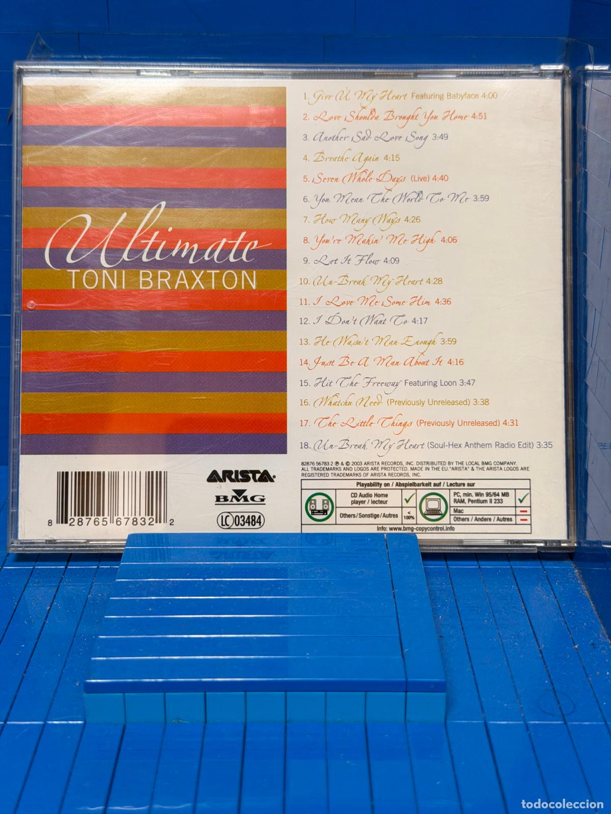 CDs de m&uacute;sica: ULTIMATE TONI BRAXTON &ndash; TONI BRAXTON &ndash; CD - Foto 2