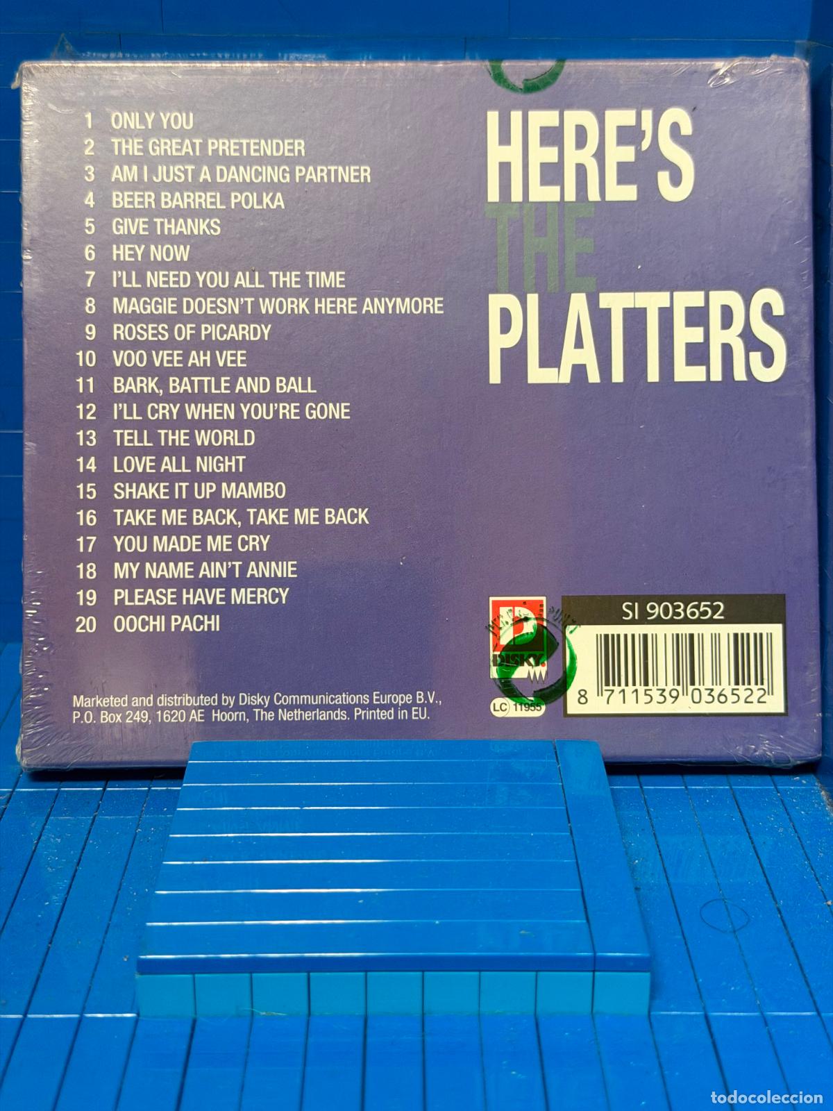 CDs de m&uacute;sica: PLATTERS-HERE?S THE PLATTERS (UK IMPORT) CD &ndash; &mdash; &ndash; CD - Foto 2