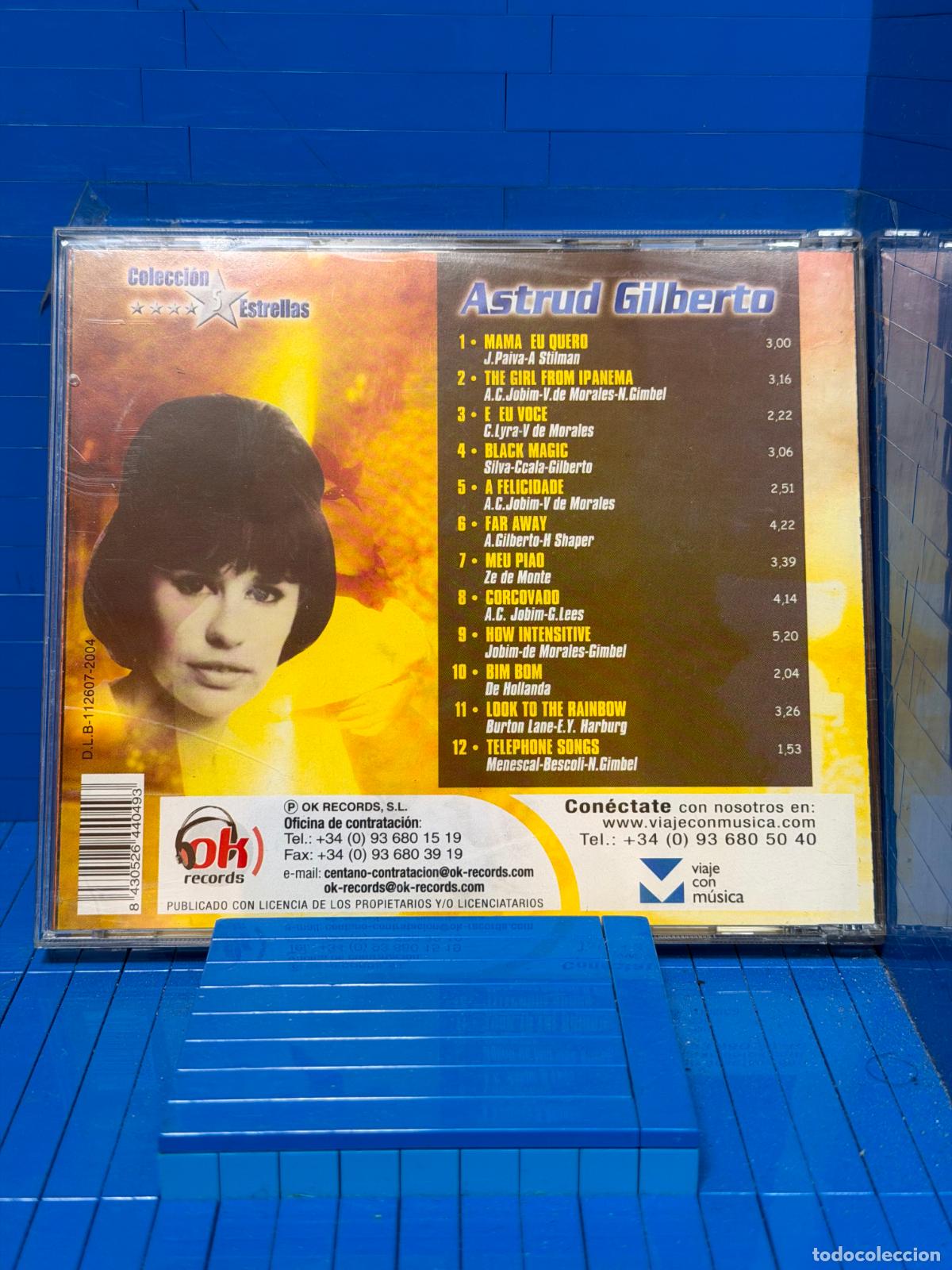 CDs de m&uacute;sica: COLECCI&Oacute;N ESTRELLAS &ndash; ASTRUD GILBERTO &ndash; 2004 &ndash; CD - Foto 2