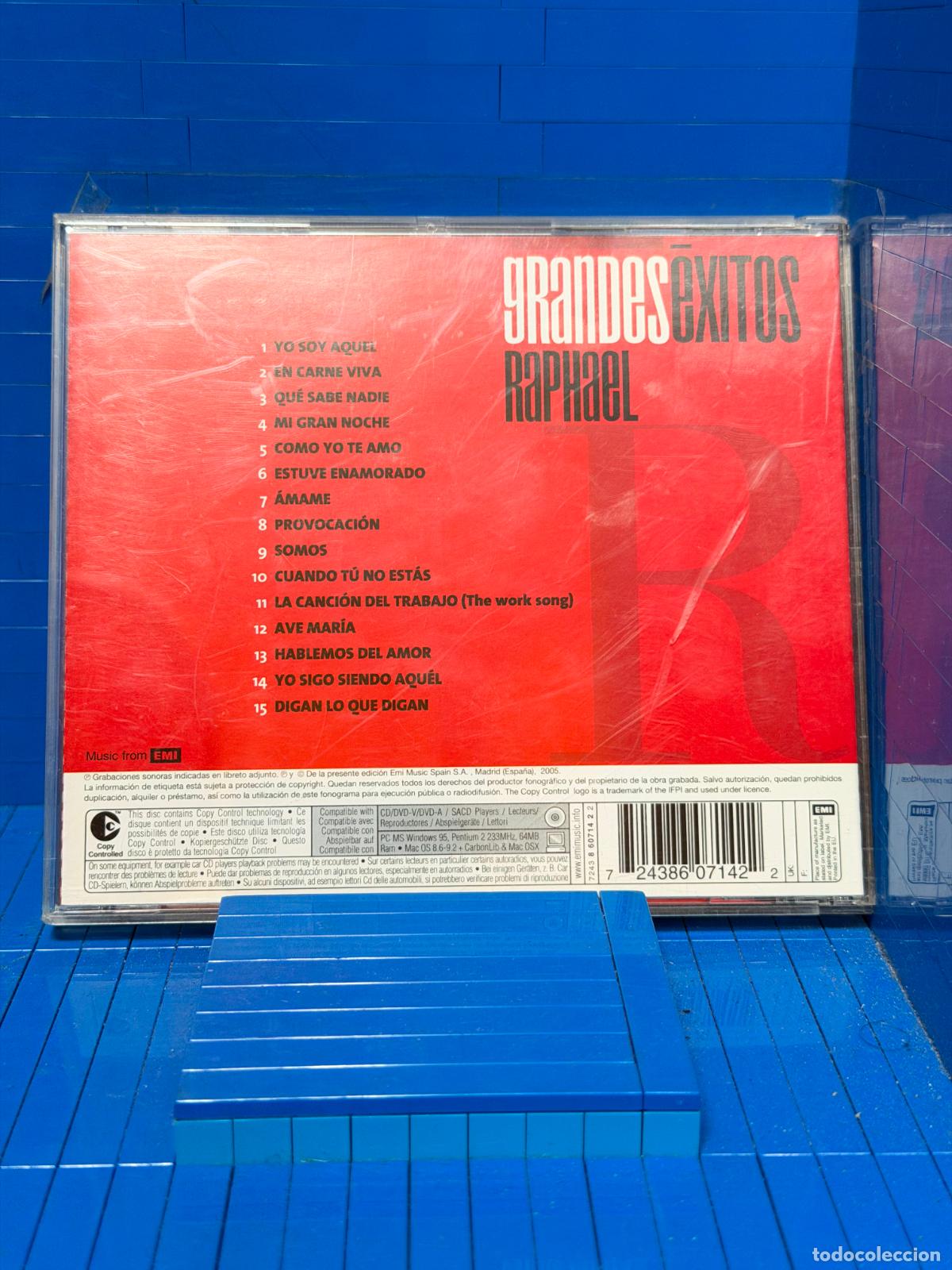 CDs de m&uacute;sica: GRANDES &Eacute;XITOS &ndash; RAPHAEL &ndash; 2005 &ndash; CD - Foto 2