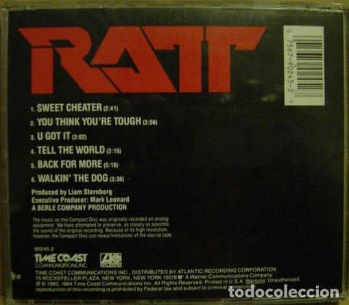 CDs de m&uacute;sica: RATT (Ratt EP) REISSUE 1991 - Foto 2