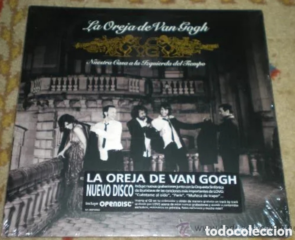 CDs de m&uacute;sica: Disco precintado: Nuestra Casa a la Izquierda del Tiempo de La Oreja de Van Gogh.
