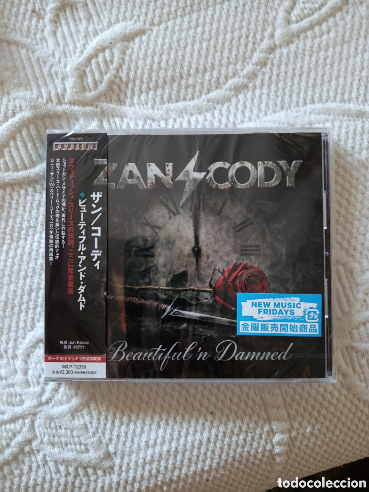 CDs de m&uacute;sica: ZAN - CODY (BEAUTIFUL AND DAMNED) JAPAN EDITION