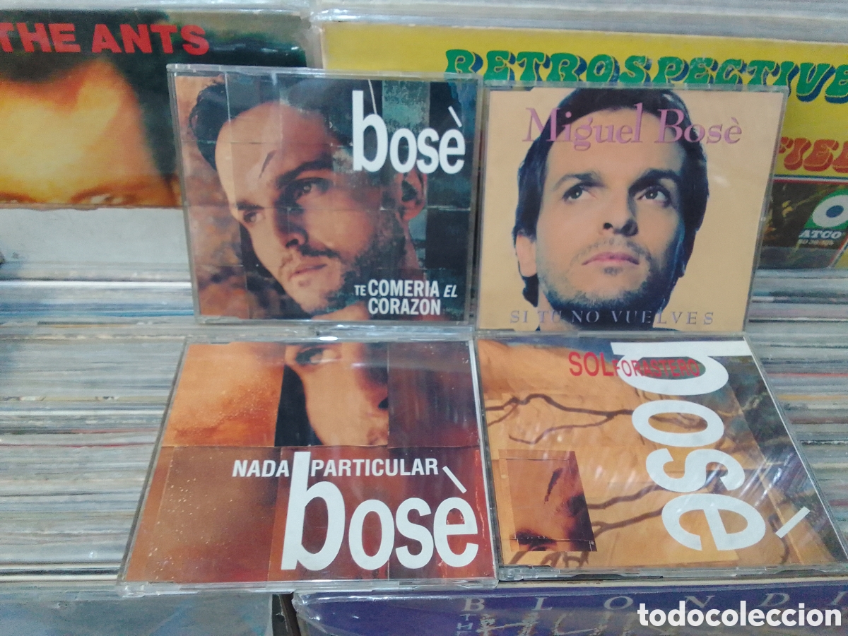CDs de m&uacute;sica: Lote 4 CD single Miguel bose