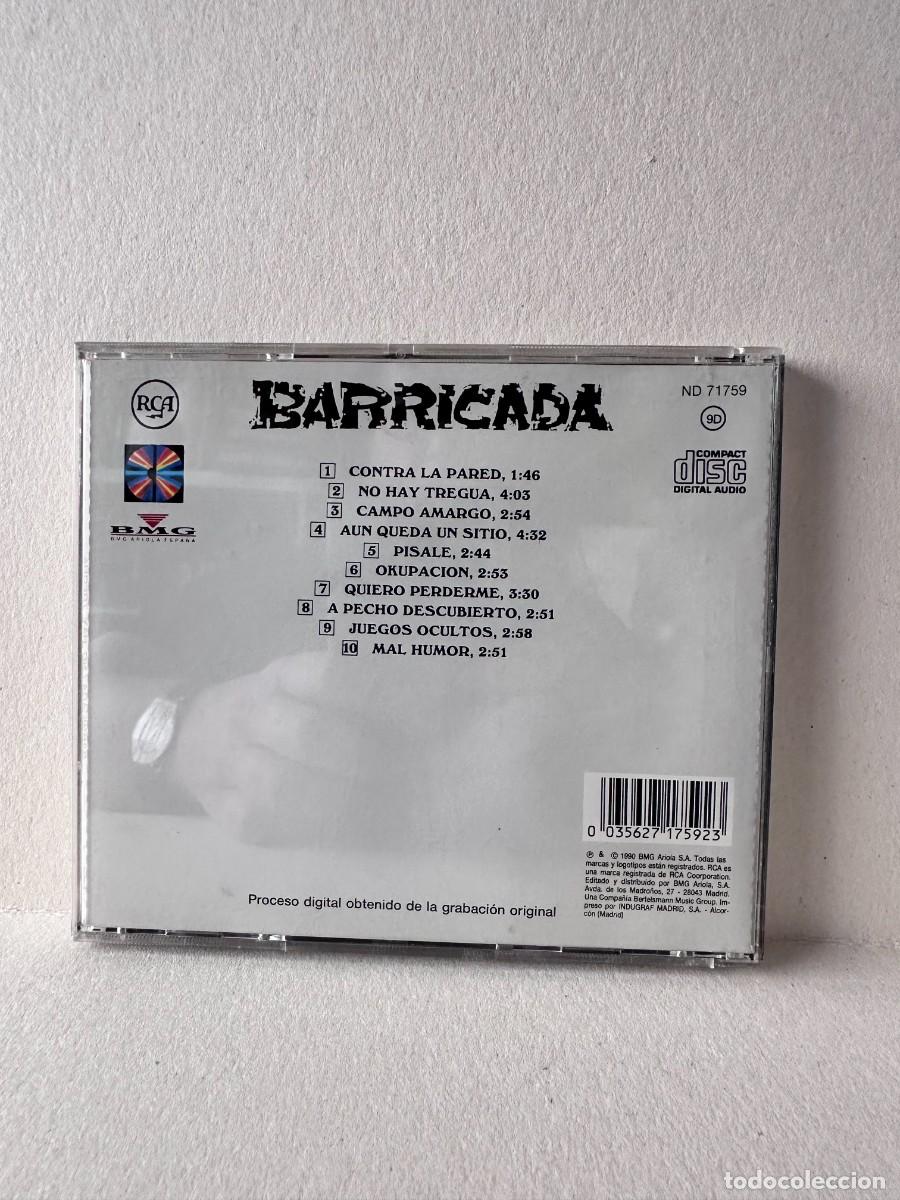 CDs de m&uacute;sica: Barricada - No Hay Tregua (CD) - Foto 2